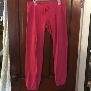 Lululemon hot pink sweatpants